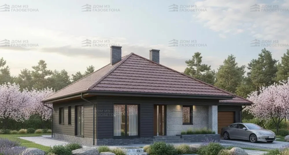 Проект Двухэтажный дом 10 на 17, 173 м2