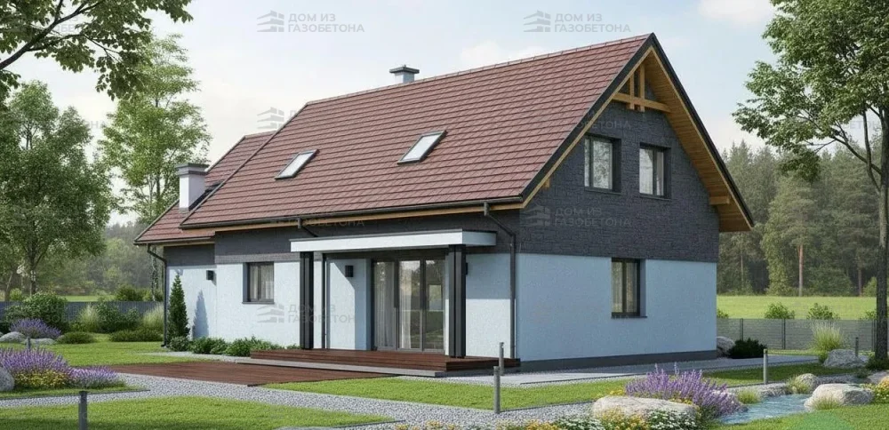 Проект Двухэтажный дом 9 на 15, 169 м2