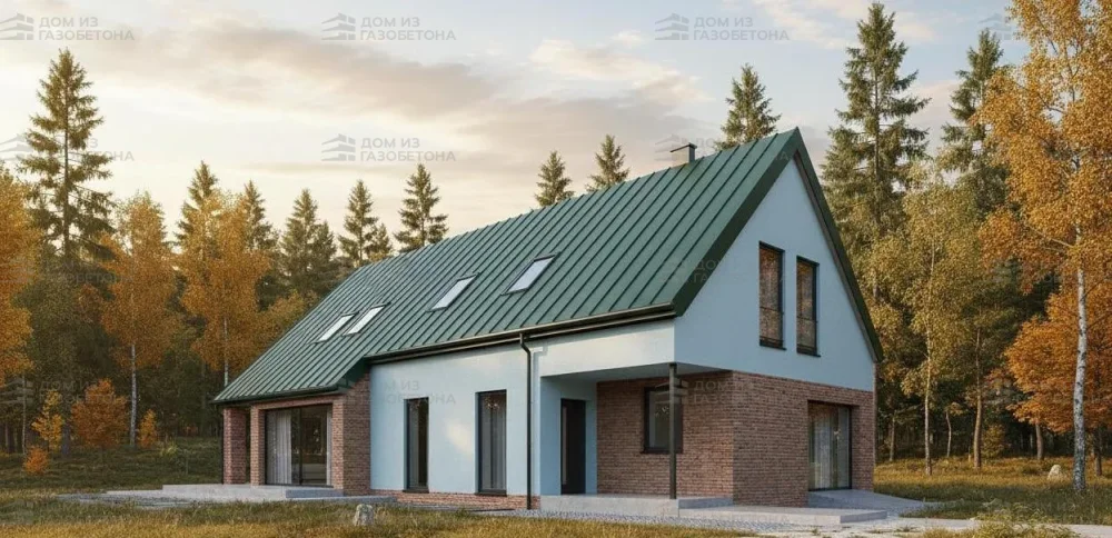 Проект Двухэтажный дом 9 на 18, 181 м2