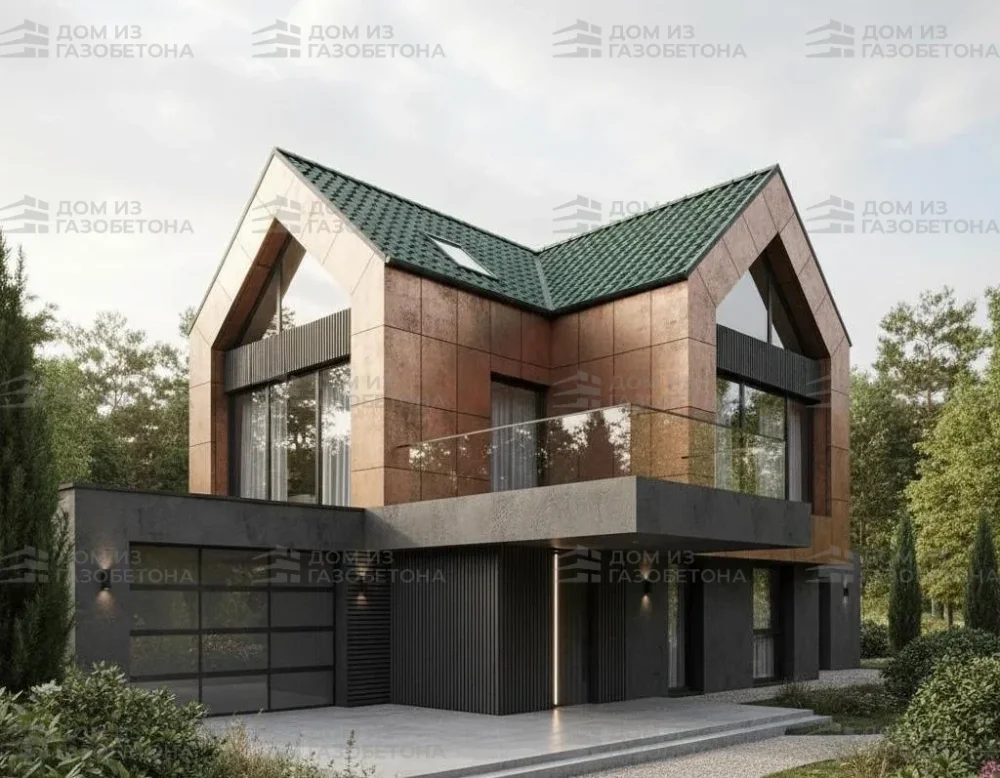 Проект Одноэтажный дом 12 на 8, 77 м2