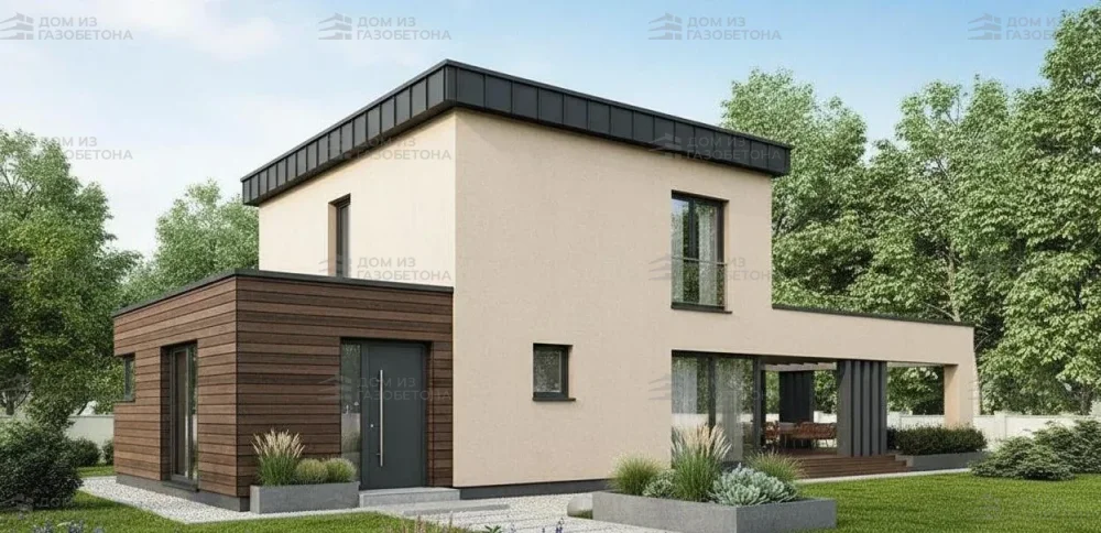 Проект Двухэтажный дом 11 на 18, 224 м2